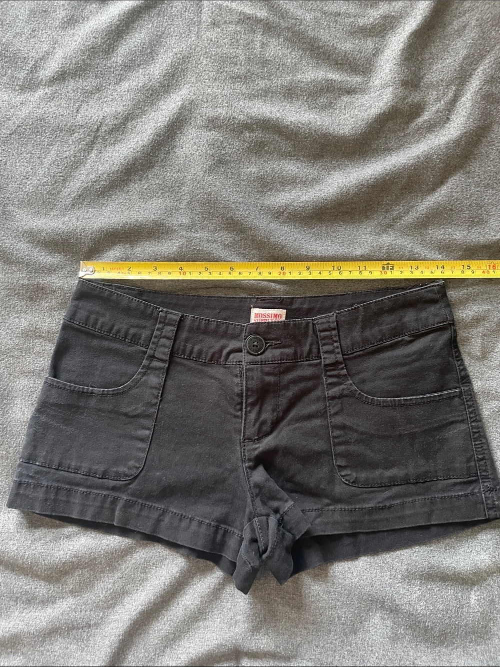 Mossimo Supply Co. Black Low-Rise Jean Shorts